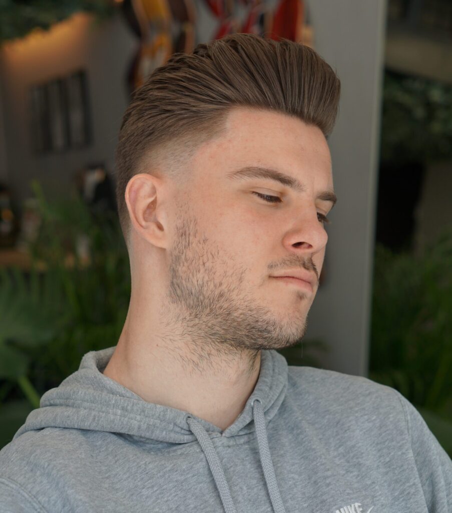  Pompadour and Undercut By Barber Juul